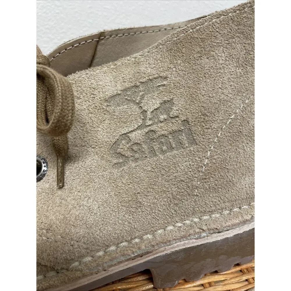 Mens Bata Safari Chukka Boots Shoes Tan Suede Kenya Made New